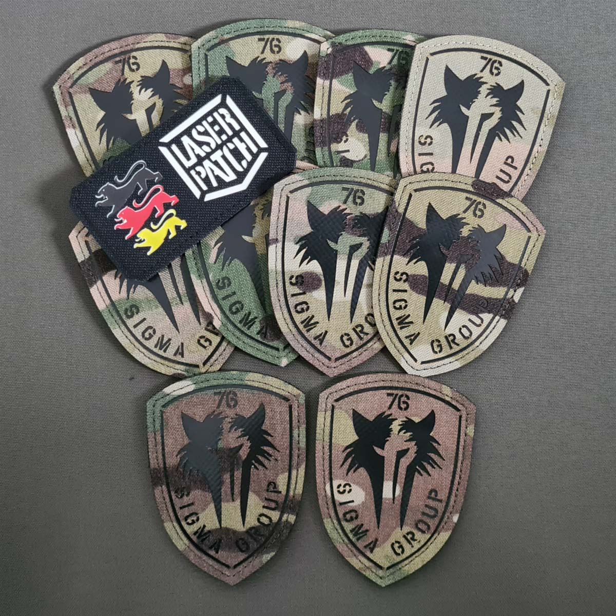Airsoft Sigma Group Deustchland Laser Cut Patch