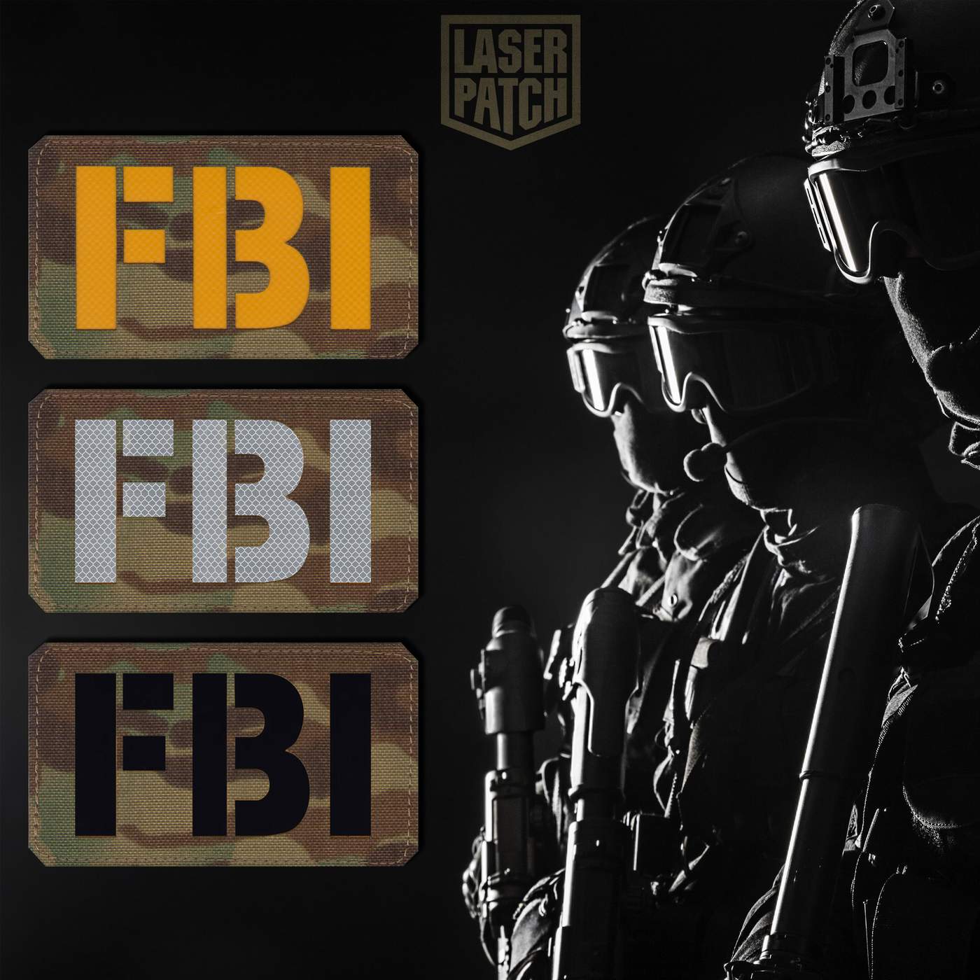 kaufen FBI Lasercut Patch