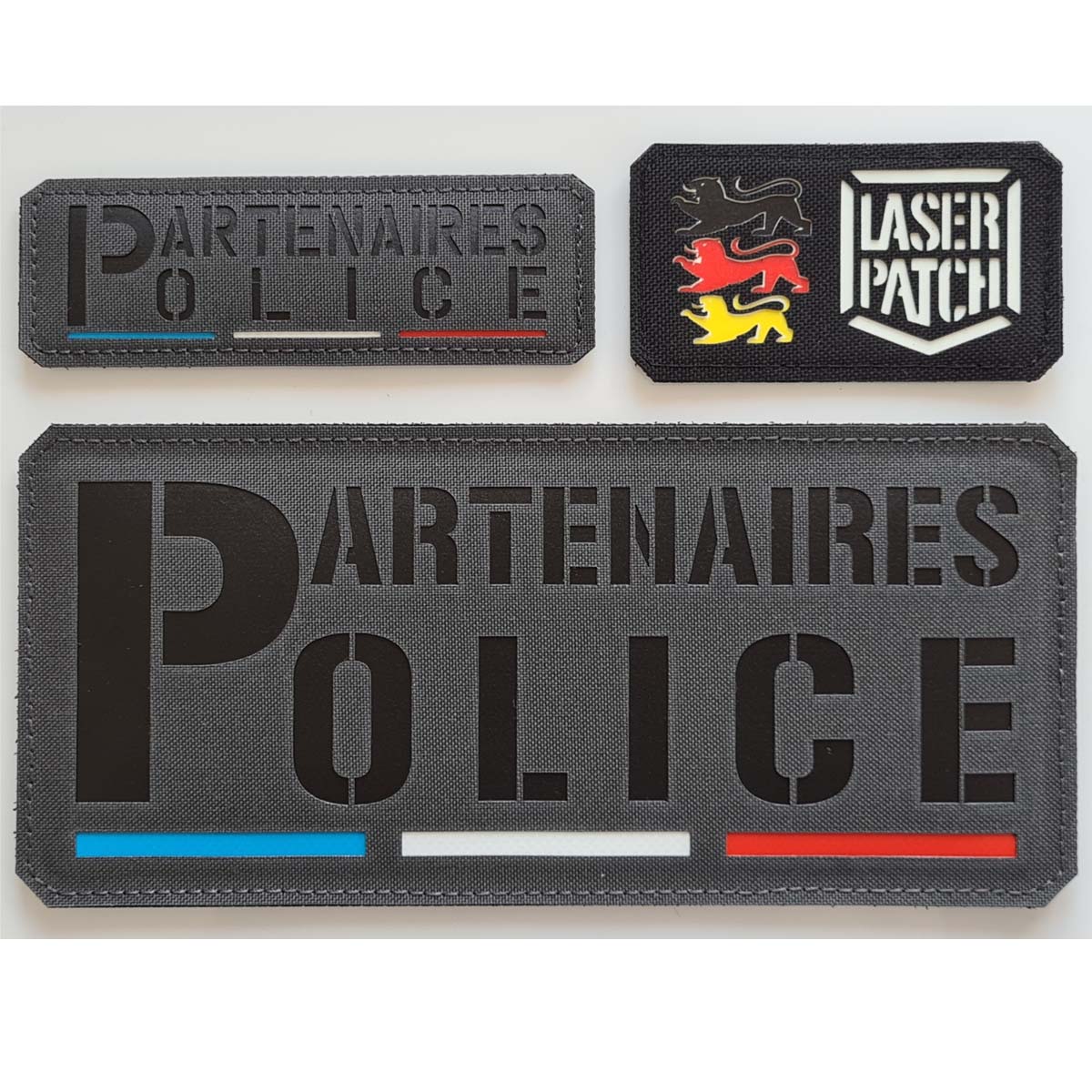 Police France Laser Cut Patch