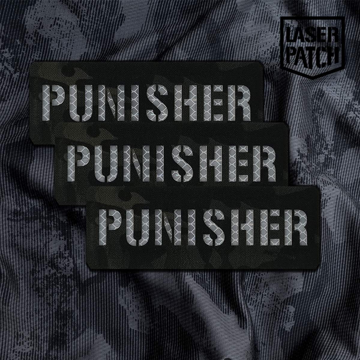 Punisher Multicam Laser Cut Patch