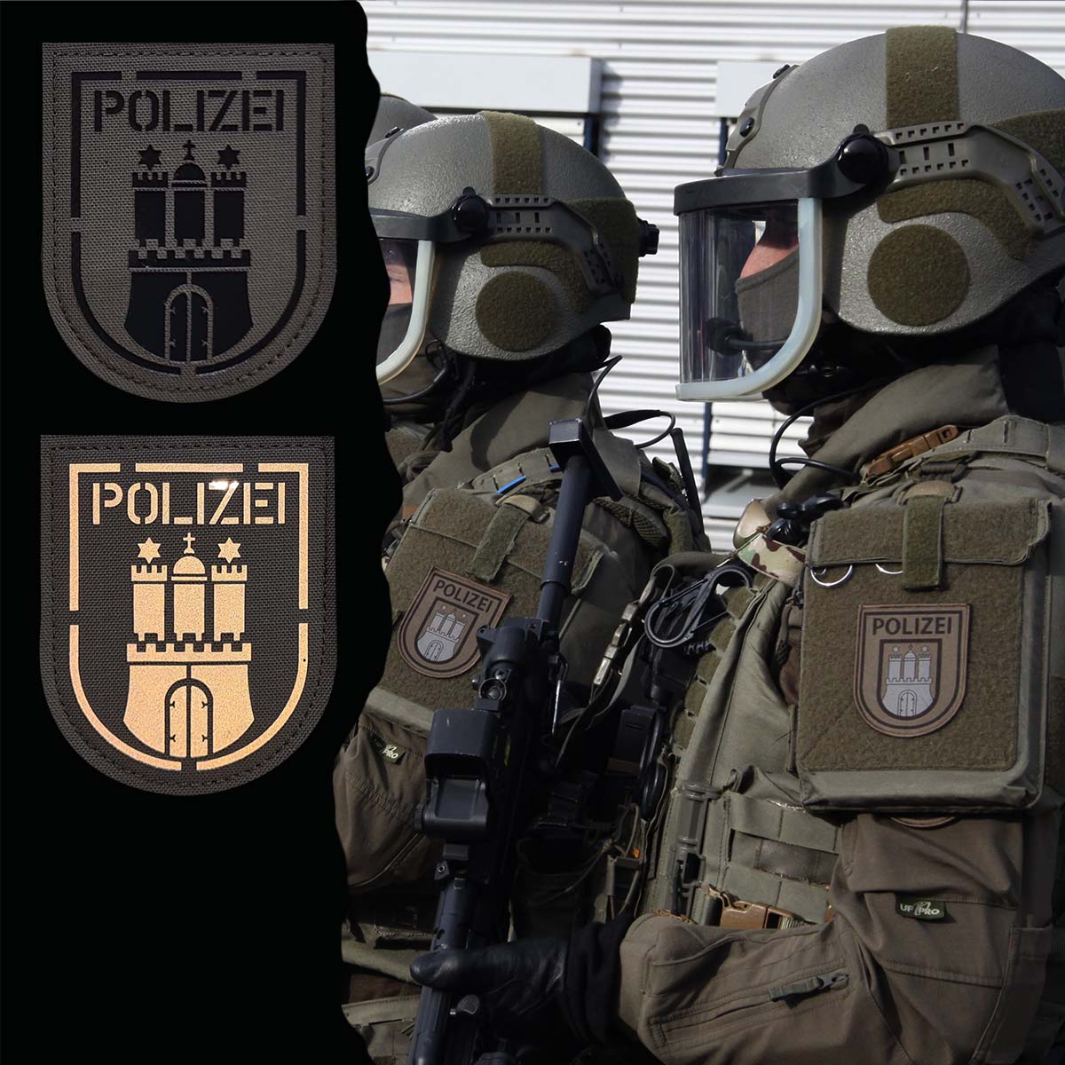 kaufen Hamburg Polizei Lasrcut Patch