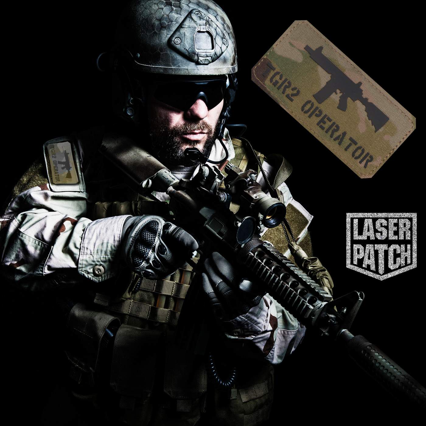 Waffe TGR2 Laser Cut Patch