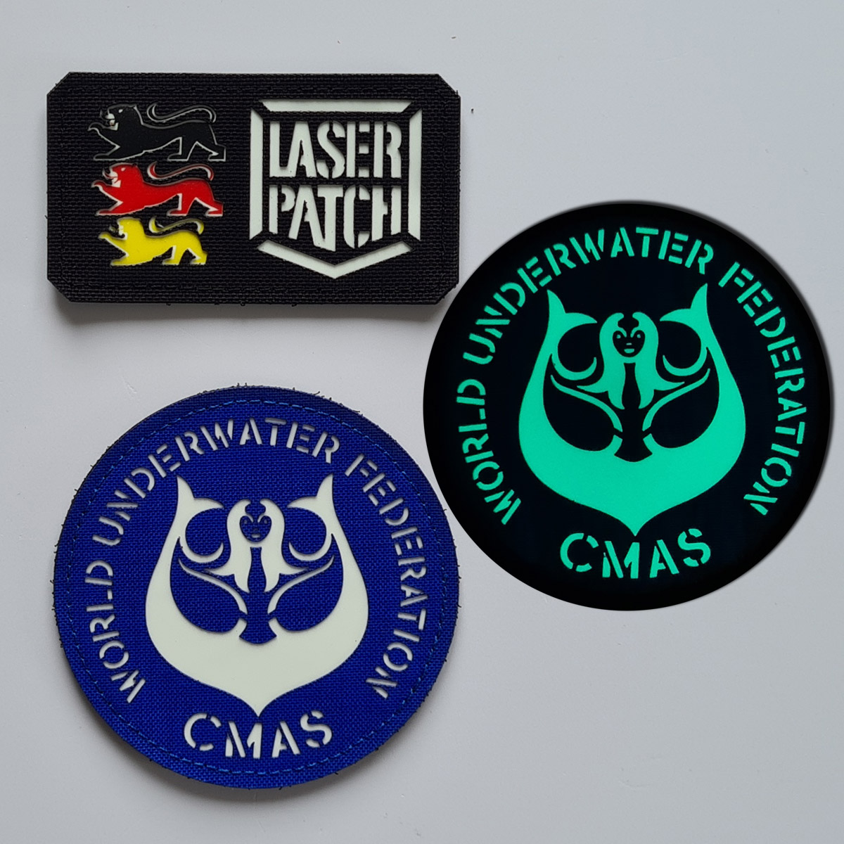 Underwater Federation Lasercut Patch